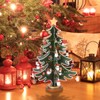 Tabletop Wooden Christmas Tree - Upgraded Small Christmas Tree with