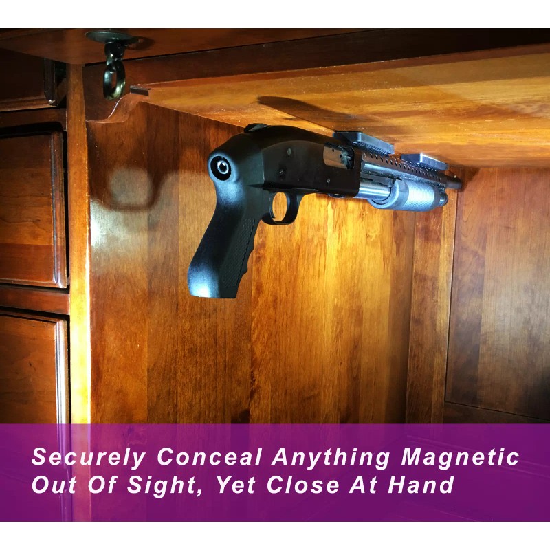 Xanadeu Magnetic Gun Mount Holster 53lb. - Gun Magnet Mount