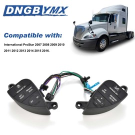 Dngbymx Heavy Duty Cruise Control Switch, Push Button, Black, Manual, Compatible with International ProStar 2007-2016, Replace # 901-5101