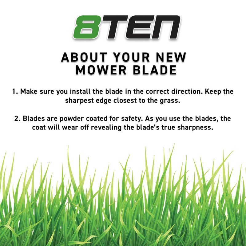 8TEN LawnRAZOR Mower Blade Set for Toro TimeCutter 44 inch