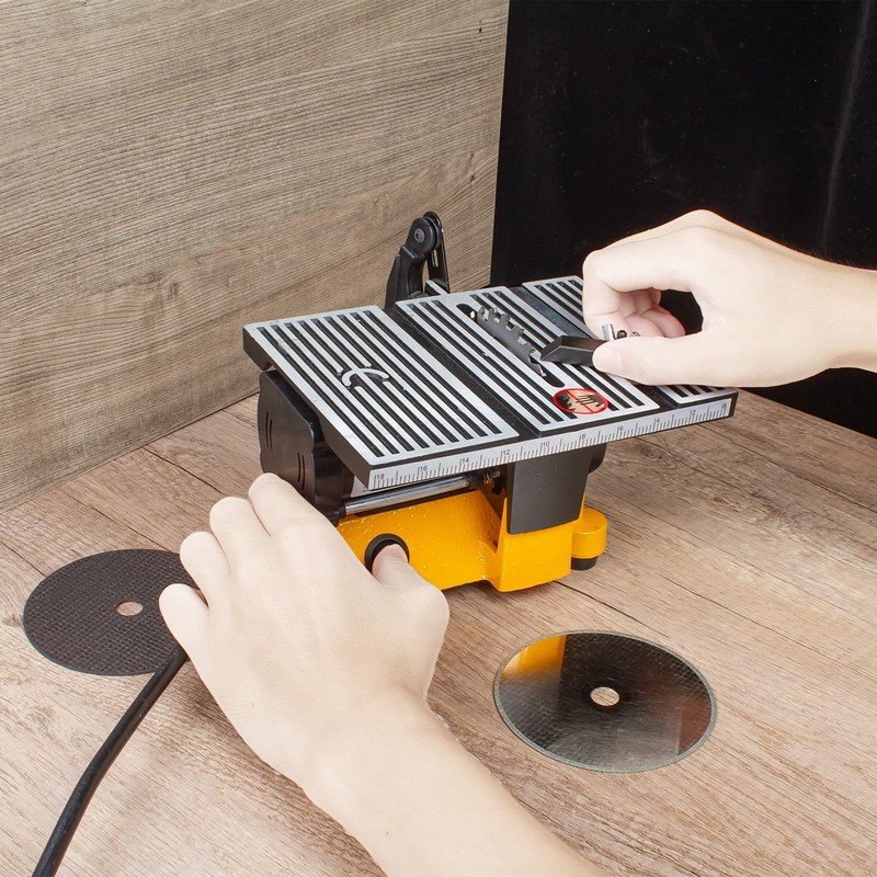 4" 60W MINI ELECTRIC TABLE SAW BENCH TOP GREAT ELECTRIC