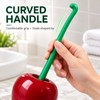 2 Pack Cherry Shaped Toilet Brush and Holder Sets, Novelty