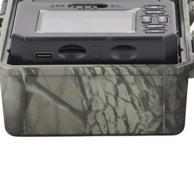 4K 50 MP Solar Trail Camera - Motion Activated Tracking,