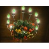 OMK 6 Pack Green LED Christmas Flame Effect Light Bulb