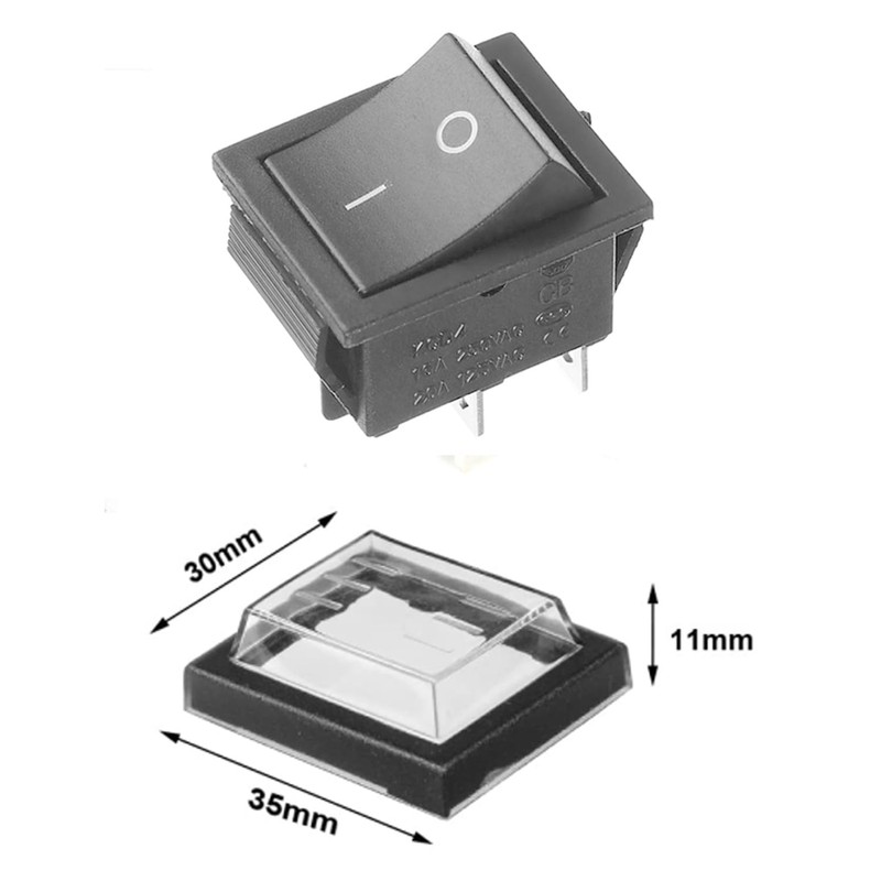 KCD4 Boat Rocker Switch 4 Pin 2 Position Rocker Toggle