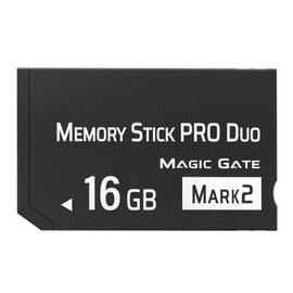 Original 16GB Memory Stick Pro Duo MARK2,High-Speed Memory Stick Duo Compatible with PSP1000 2000 3000 Accessories and Digital Camera Memory Cards