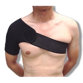 Neoprene Shoulder Support with 6 Magnets, Can be Worn on Left and Right Shoulders by Neo Physio