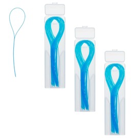 150 Stück Zahnseide Einfädler,Zahnseide,Gum Zahnseide,Zahnseide Für Brücken,Tiefreiniger Zahnseide Einfädler,Für Zahnspangen Brücken Und Implantate Zahnseide Einfädler(Blau)