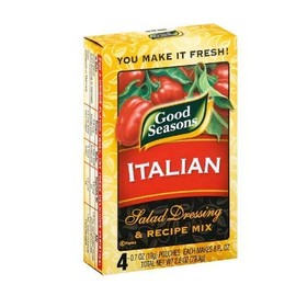 Good Seasons Salad Dressing & Recipe Mix .6-.75oz Packets (Pack of 12) (Italian .7oz)