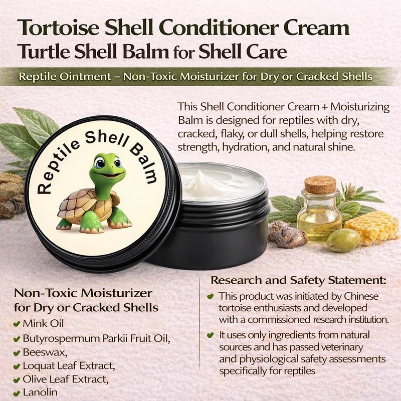 Tortoise Oinment Shell Conditioner Cream – Shell Care Balm Moisturizer