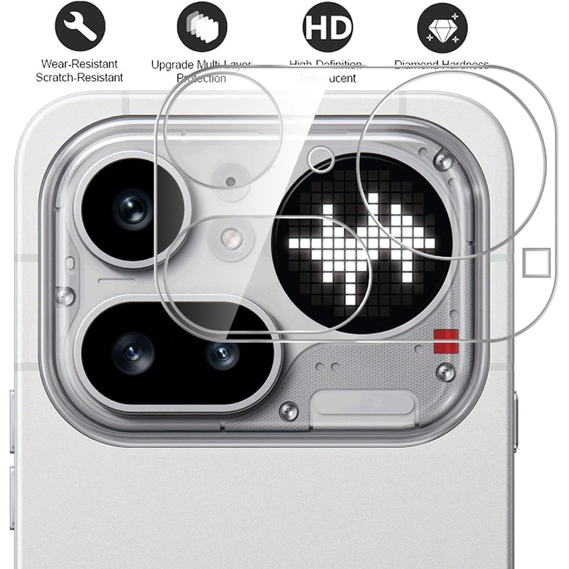 Gosento For Nothing Phone 4a Pro Camera Film [Pack of
