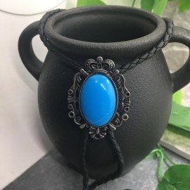 Unbranded Rodeo Bolo Tie Western Cowboy Black Leather Necktie New Free Ship A400