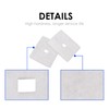 (3.7"*4.33", 4 Pack) Air Filter Cotton Filter for Hiblow HP