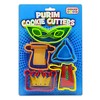 Purim Cookie Cutter Set – Plastic Set – Includes Gragger,