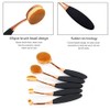Yoseng Oval Foundation Brush 5 Pcs Toothbrush makeup brushes Fast