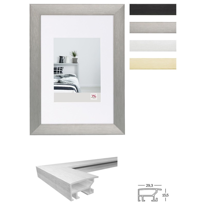 Walther Aluline Aluminium Frame, 15 x 20 cm