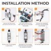 Pjerjzn 50A Solar Panel Disconnect Switch 400V DC/AC PV Disconnect