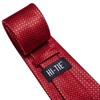 Hi-Tie Mens 70inches Tie Set Black Red Checks Extra Long