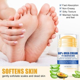 Anti-Cracking Cream, For Dry Cracked Feet And Hands, Prevent From Cracking, Make Your Feet Smooth And Soft, Deeply Moisturizing Foot Care plant squalane (Blue, 65g)