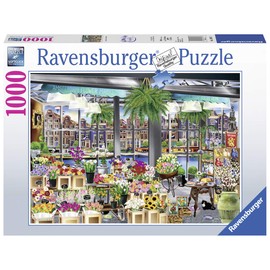 Ravensburger Amsterdam Flower Market 1000 Piece Jigsaw Puzzle for Adults & Kids Age 12 Years Up