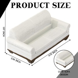 Geelin 2 Pcs Sofa Business Card Holder for Desk Card Business Card Organizers and Office Desk Accessory