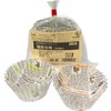 Hiroka Sangyo Bagged English Letter Pattern Side Dish Cups, Deep