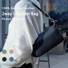MFFOR Women's Shoulder Bag, Genuine Leather, 2-Way Wallet Pochette, Smartphone