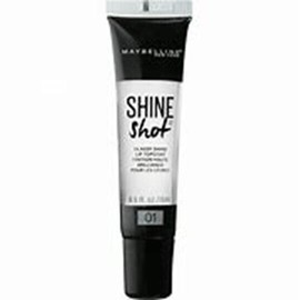 Maybelline Shine Shot 01 Glassy Shine Lip Topcoat Clear New