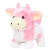 Easfan Walking Pink Cow Interactive Electronic Pet Plush Toy with