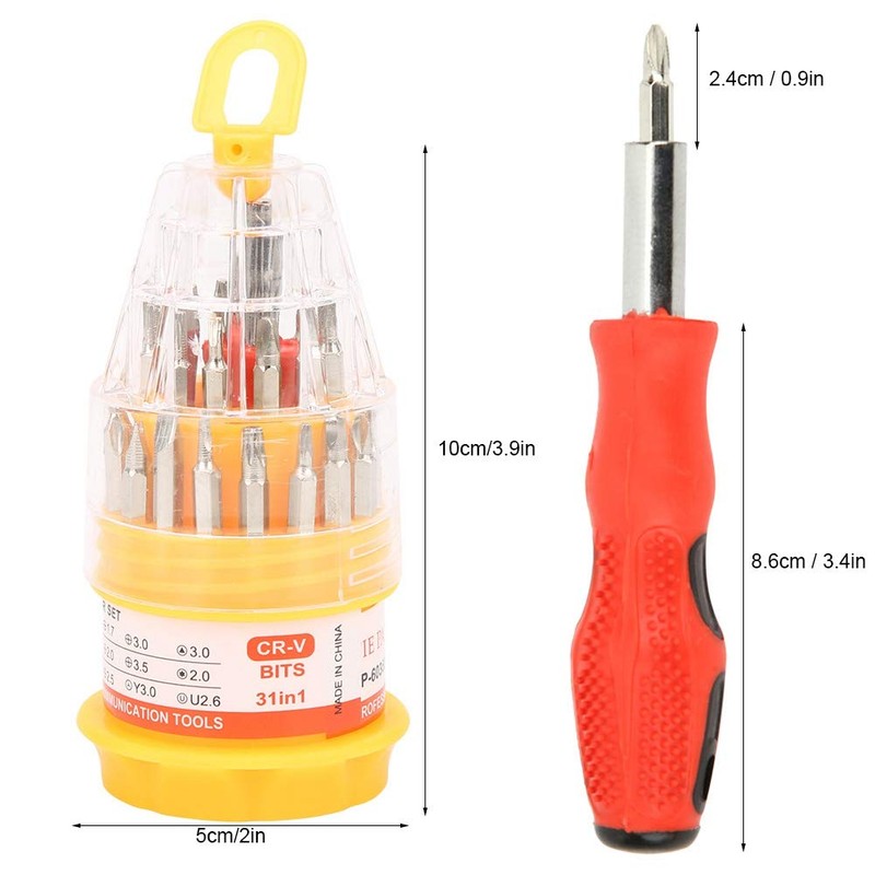 31 in 1 Screwdriver Set Universal Magnetic Bits for 3D