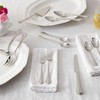 Lenox Alcott 89-Piece Flatware Set, 11.75 LB, Metallic