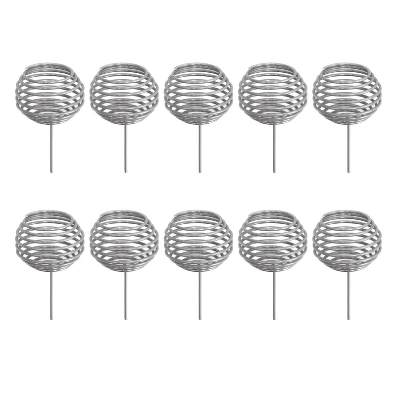 100pcs Fertilizer Mesh Basket Stainless Steel Garden Nutrition Cups Small