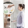 Tinewa 6 Pack Brushed Nickel Passage Door Levers Interior Door