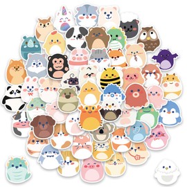 200 Pieces Cute Animal Stickers, Funny Cartoon Animals, Dinosaur Stickers, Sea Animal Stickers, Waterproof Stickers for Kids, Kids, Teens, Scrapbook Stickers