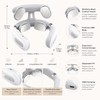 Heated Neck Massager for Relaxation – USB Rechargeable 4-Head Shoulder