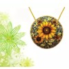 Unbranded Sunflower Window Hanging Sun Catcher for Wall Gardening Home