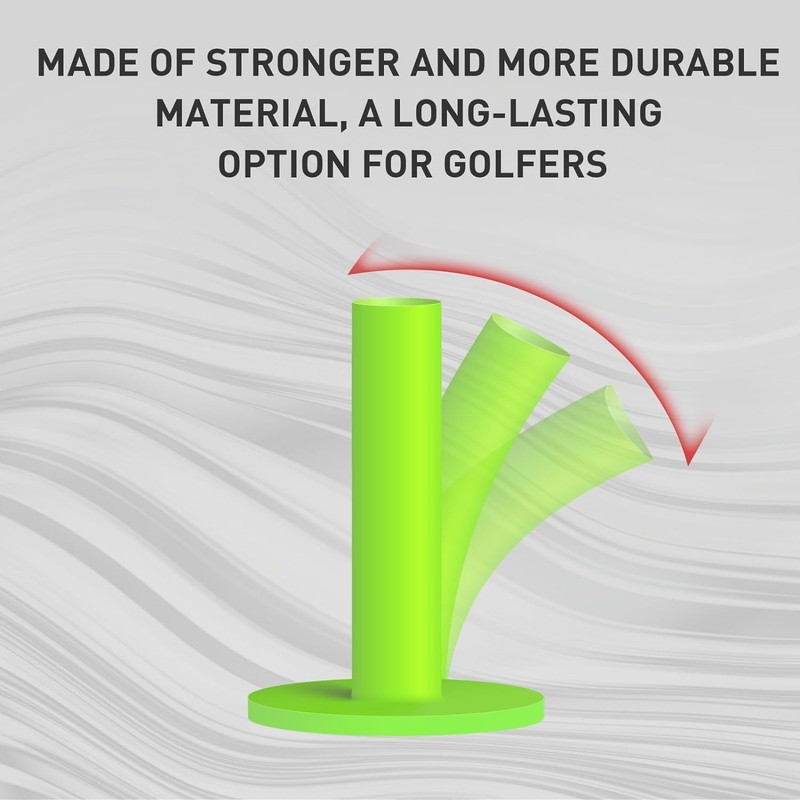 Golf Rubber Tee Driving Range Holder Value 5 Pack with