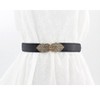 Diyafas Retro Women Skinny Elastic Stretch Belt for Dresses Waistband
