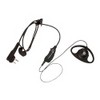 Motorola - Auricular con micrófono, Push to Talk., Pequeño, HKLN4599B.
