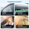 Wind Deflectors Compatible with VW Caddy 3 2004-2015, Rain Deflectors,