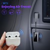 2025 Bluetooth Adapter für Flugzeug, 2-in-1-Bluetooth 5.2 Sender Empfänger, Unterstützt