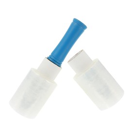 Film Estirable Transparente Con Mango Ergonómico, 10 Cm x 150 M, Película Plástica Resistente Reutilizable Para Embalaje, Mudanzas y Almacenamiento Seguro En Oficina y Hogar