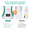 AST&T Heat Press Mini Heat Press Machine, Small Heat Press
