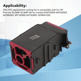 ASHATA DC 12V 1.1A CPU Cooling Fan for ProLiant DL360 G8 DL360E G8 DL360P G8 654752002 654752003 667882001 697183002 697183001 GFM04 12SS CCPU CPU CPU Cooler