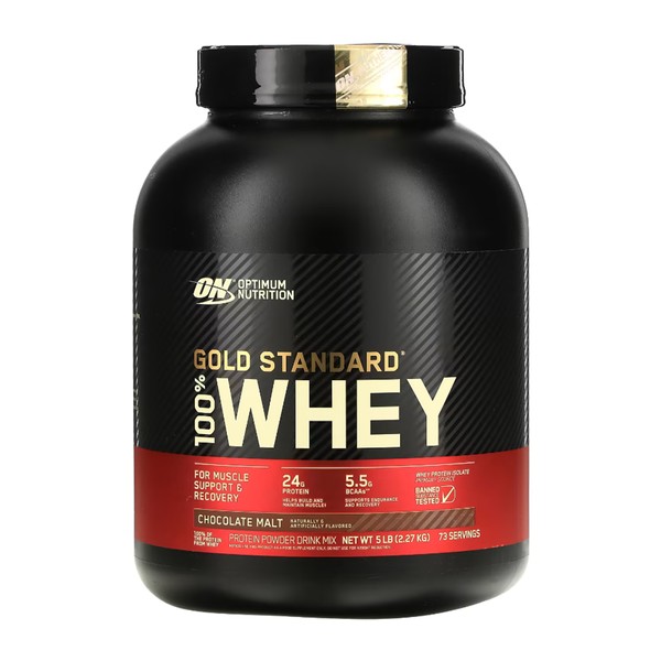 Optimum Nutrition 100% Gold Standard Whey Chocolate Malt 5lbs