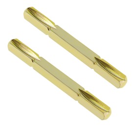 VYH Spindle 3-3/4 Long Replacement Andersen Door Handle Parts, Compatible with Andersen Patio Doors, Frenchwood Hinged Door, Andersen Storm Door Handle Replacement Spindle 2579830 (2, Colored zinc)