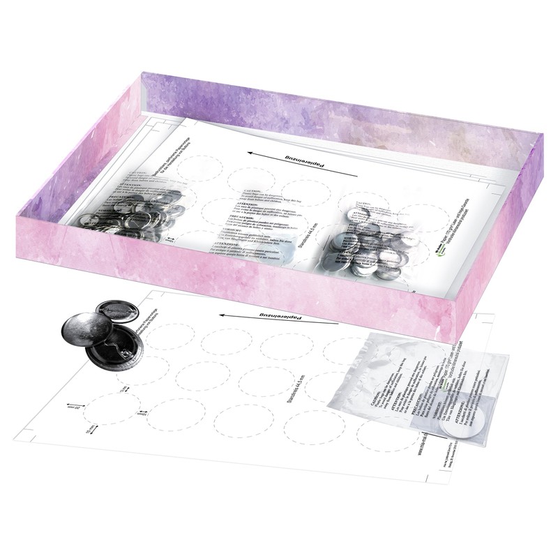 Badge It Compatible Refill Pack (90 Pieces) für 3 Button
