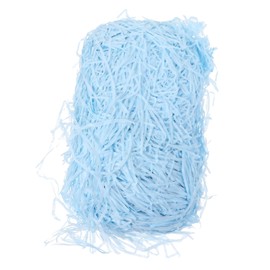 minkissy 1 Pack Box Shredded Raffia Boxes Tissue Stuffing Shredded Blue Decorative Filler Paper Shredded Paper for Baskets Filling Filament Pleated Filament Pleated Fillers Boxed