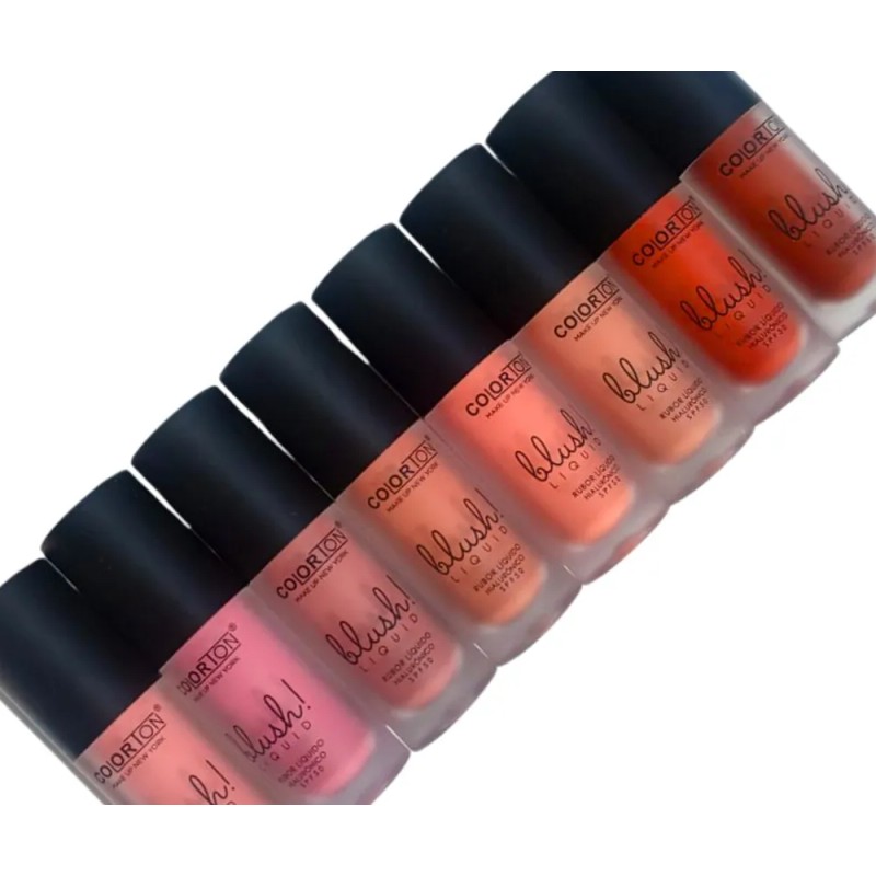 Rubor Liquido Colorton Blush Liquid Ah+ Colageno Tono Del Maquillaje