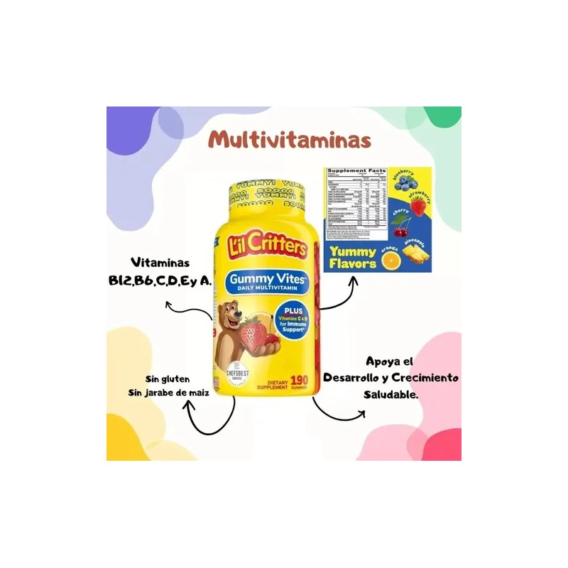 Vitamina Para Niños/niñas Inmune C Con Zinc Y Vitamina D